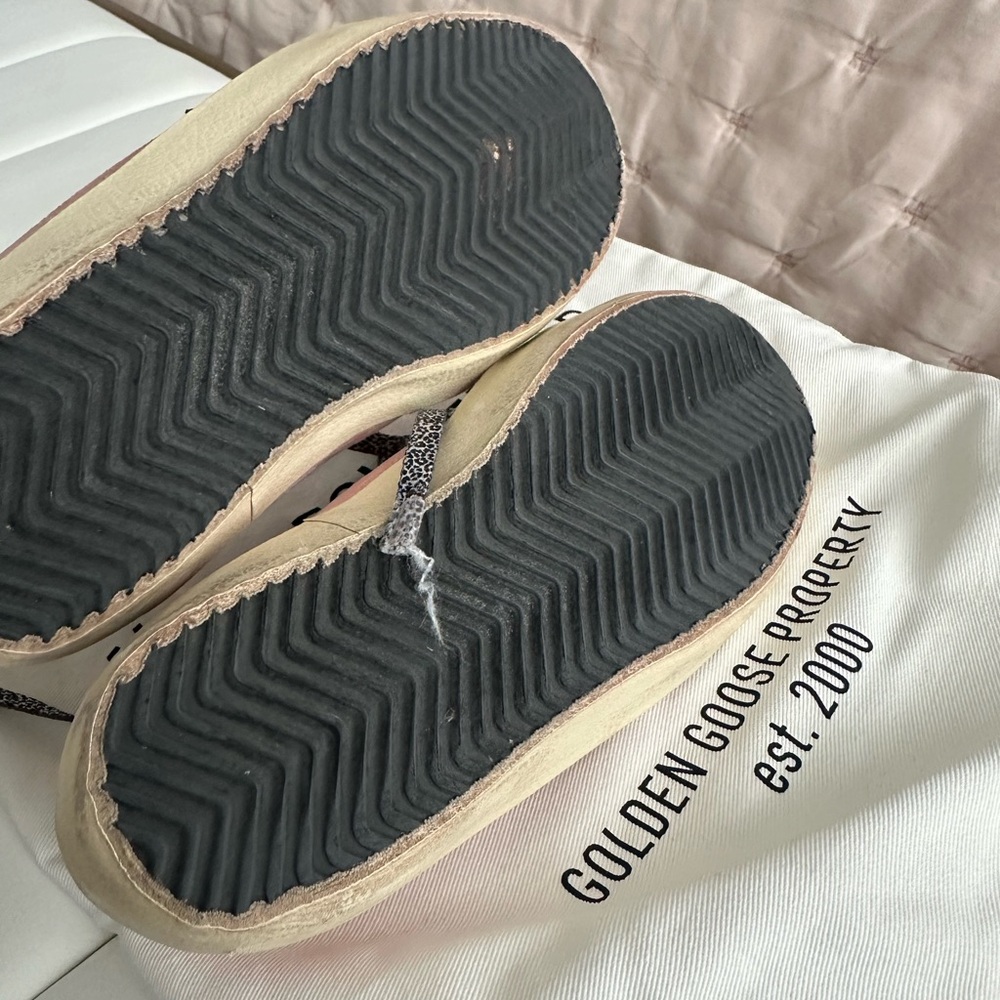 Golden Goose Pink Superstar Sneakers - Picture 5 of 6